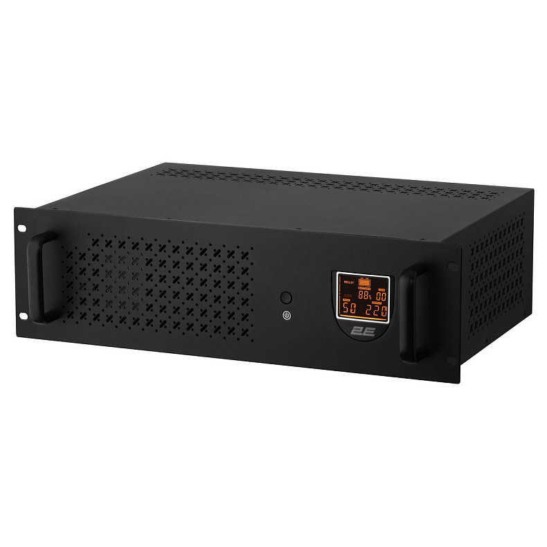 ИБП 2E RE2000, 2000VA/1200W, RM 3U, LCD, USB, 3xSchuko