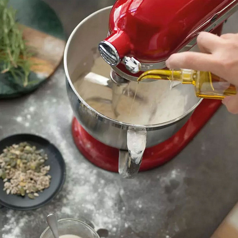 Кухонный комбайн KitchenAid Artisan 4,8 л 5KSM185PSEER с откидным блоком красный