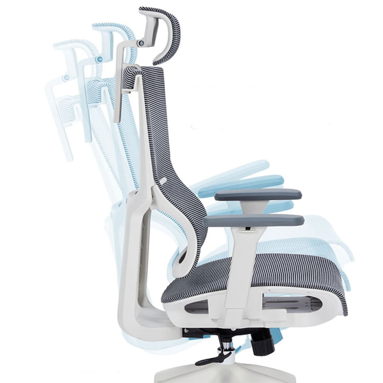 Крісло офісне OfficePro Elegant OC660-W-DG-DG