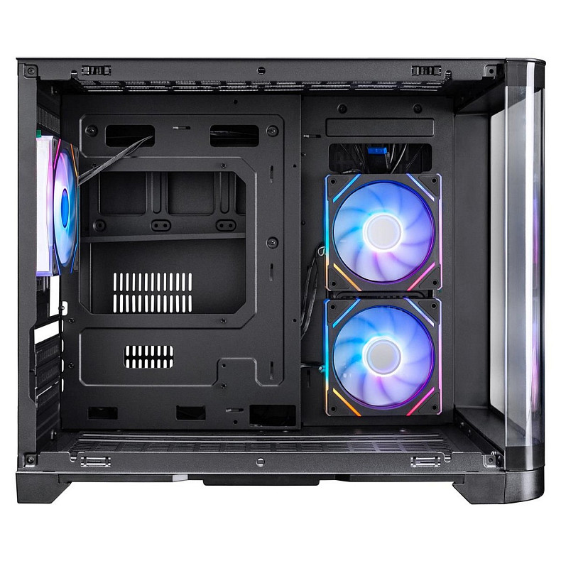 Корпус 1stPlayer UV6-BK-2FC7R-1FC7 Black без БП