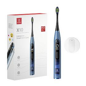 Электрическая зубная щетка Oclean X10 Electric Toothbrush Blue синяя