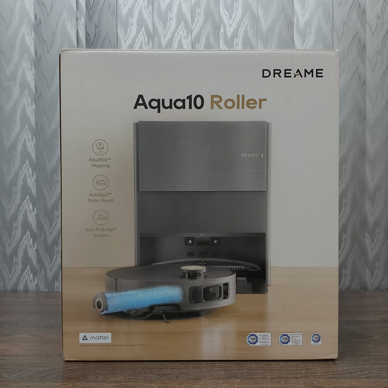 Робот-пилосос миючий Dreame Aqua 10 Roller Black - Уцінка