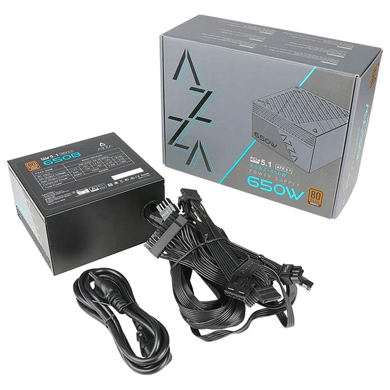 Блок живлення Azza PSAZ-650B ATX 650W (ATX3.1)