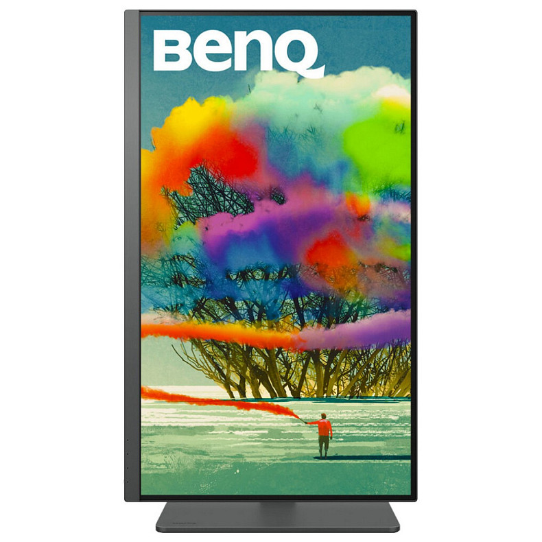 TFT 31.5" BenQ PD3205U, IPS, 4K UHD, HDMI, DP, 2 х USB-С , USB-hub, HAS, кол, темно- сірий