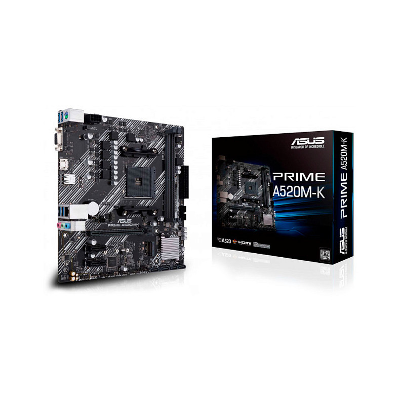 Материнская плата Asus Prime A520M-K Socket AM4