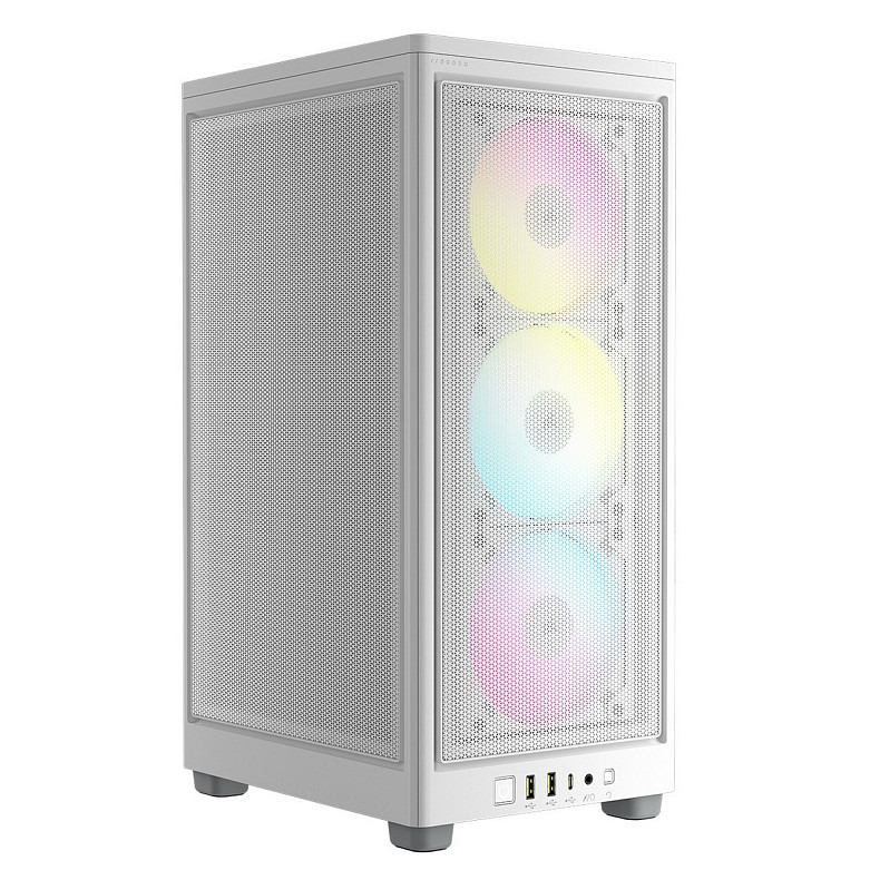 Корпус Corsair 2000D RGB Airflow White (CC-9011247-WW) без БП
