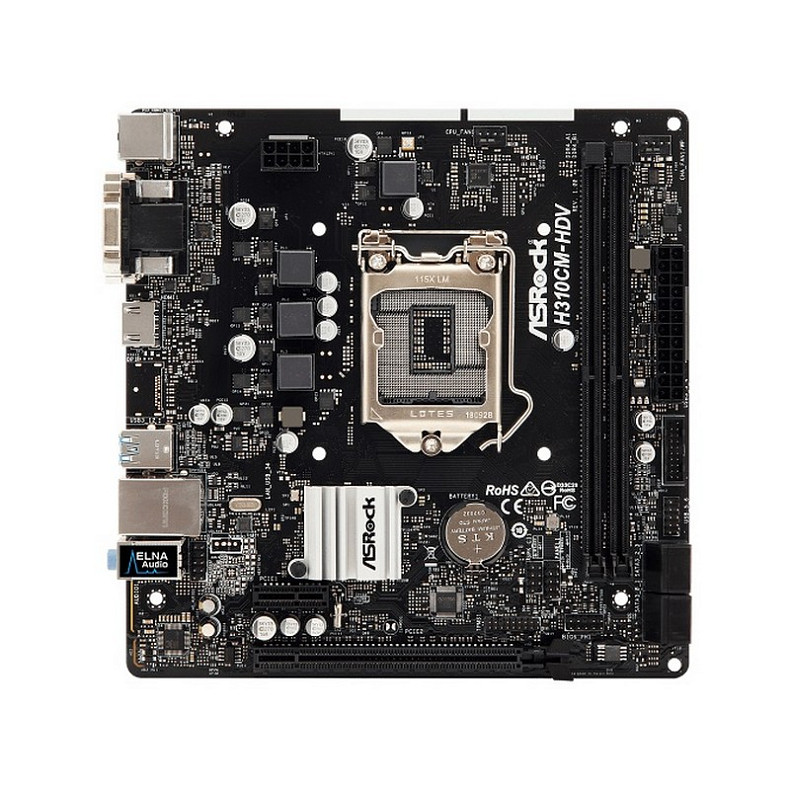 Материнская плата ASRock H310CM-HDV Socket 1151