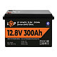 Аккумуляторная батарея LogicPower 12.8V 300 AH (3840Wh) с BT (Smart BMS 200A) LiFePO4