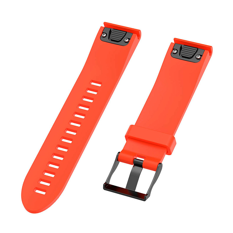 Силиконовый ремешок для GARMIN QuickFit 20 Dots Silicone Band Orange