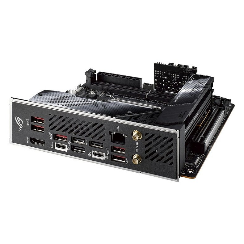 Материнская плата ASUS ROG STRIX X670E-I GAMING WIFI sAM5 X670 2xDDR5 M.2 HDMI WiFi BT mITX