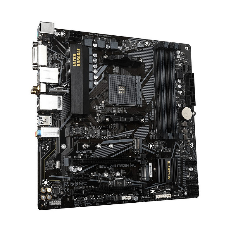 Материнская плата Gigabyte B550M DS3H AC Socket AM4