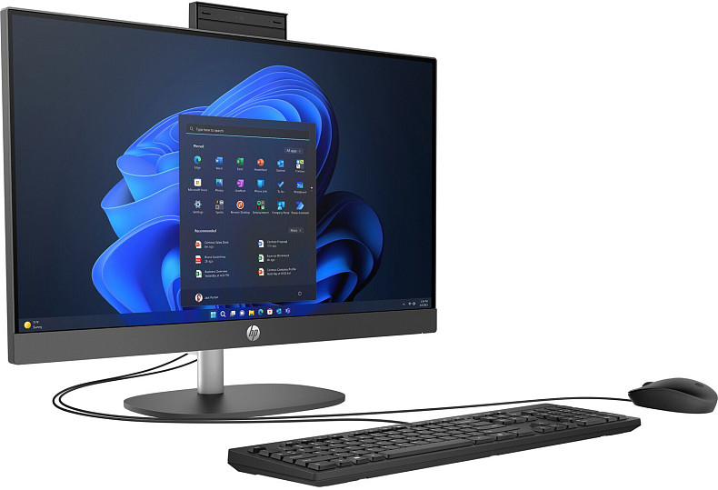 Моноблок 23.8'' HP ProOne 240 G10 i7-1355U/16Gb/SSD512Gb/K&M/Cam/WiFi/DOS/Iron Gray