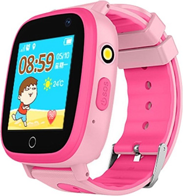 Детские смарт-часы GOGPS с GPS трекером ME K14 Розовые (K14PK)