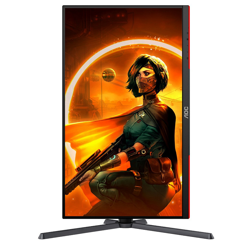 Монітор AOC 27" Q27G3XMN/BK, MiniLED QHD IPS, 180Hz, 1ms, 2xHDMI, DP, HAS, Pivot