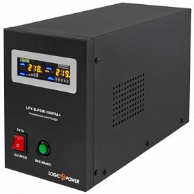 ИБП LogicPower LPY-B-PSW-1000VA+ (700Вт)10A/20A, с правильной синусоидой 12V (LP4151)