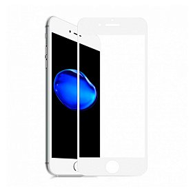 Защитное стекло LUME Protection Full 3D for iPhone 8/7 White
