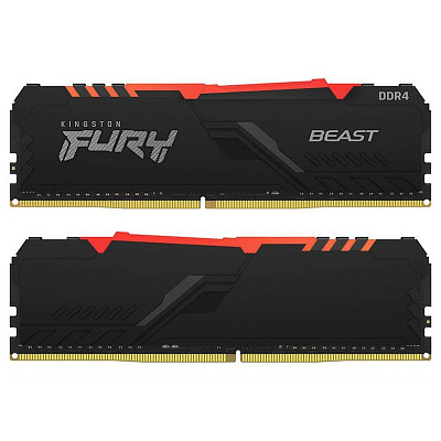 ОЗУ Kingston Fury Beast RGB DDR4 2x8GB 3600 MHz (KF436C17BBAK2/16)