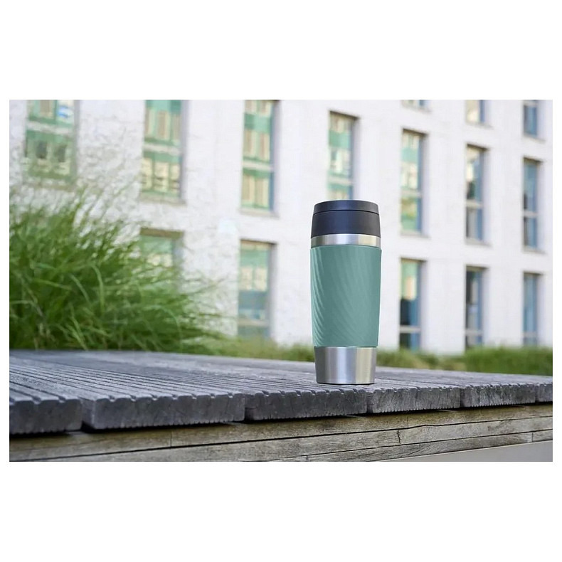 Термочашка Tefal Travel Mug Classic Twist, 360мл, нержавеющая сталь, зеленый (N2024310)