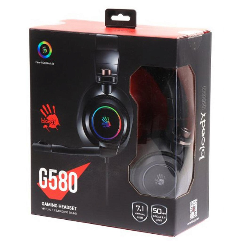 Гарнітура A4Tech Bloody G580 Black