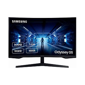 Монітор Samsung 31.5" Odyssey G5 (LC32G55TQWIXCI) VA Black Curved