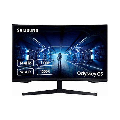 Монитор Samsung 31.5" Odyssey G5 (LC32G55TQWIXCI) VA Black Curved