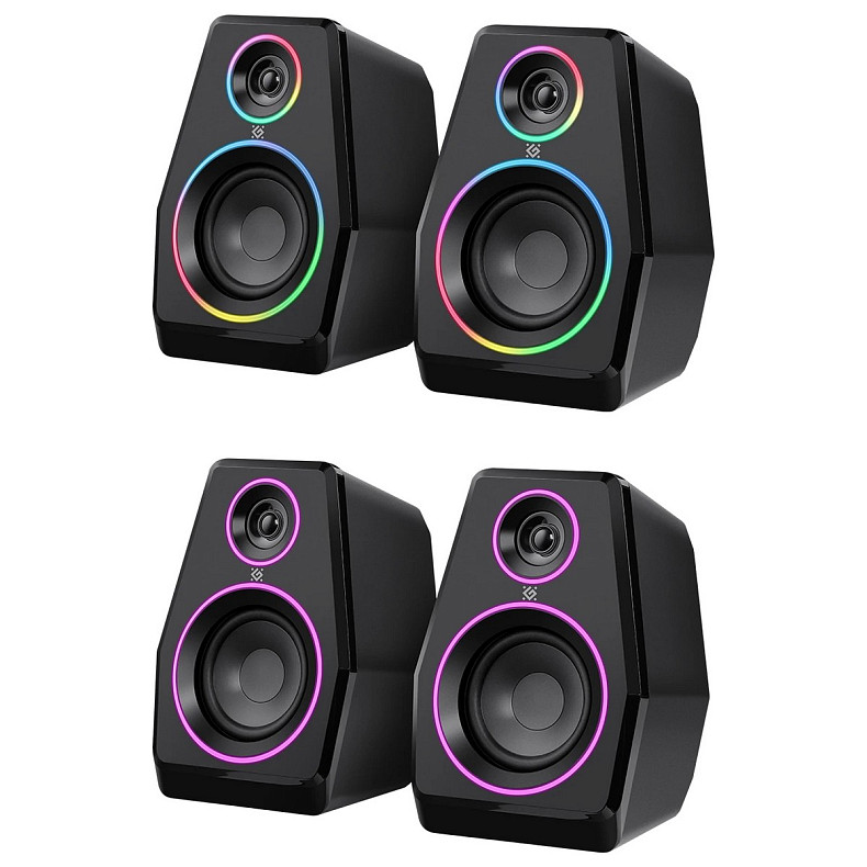 Акустические колонки Defender Solar 10 RGB Black (65940)