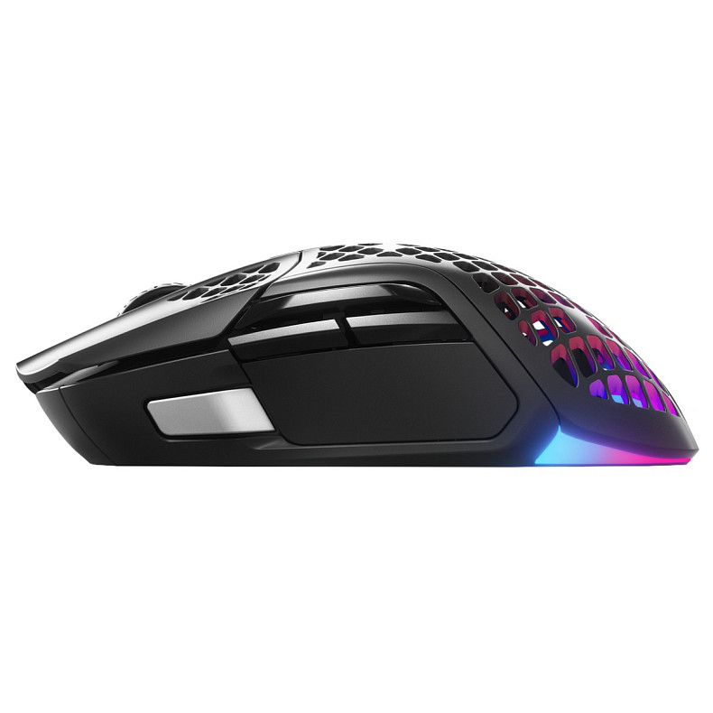 Мышка SteelSeries Aerox 5 Wireless RGB, 18000dpi., 9кн., черная