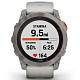 Спортивний годинник GARMIN Fenix 7X Pro Sapphire Solar Titanium with Grey/Orange Band