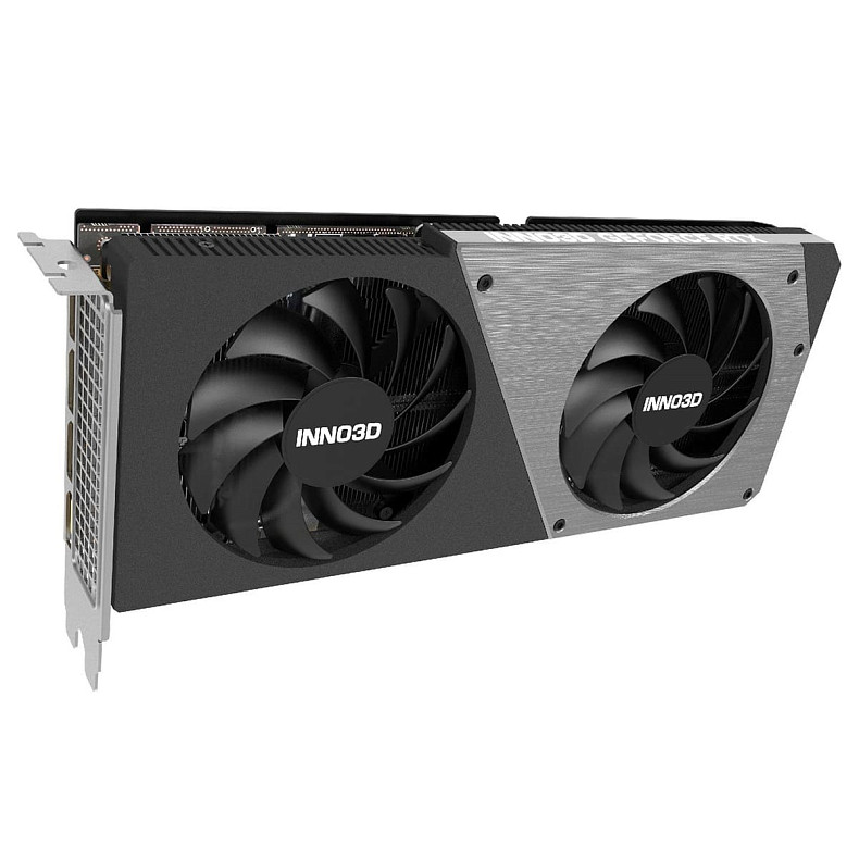 Відеокарта GeForce RTX4060 Ti Inno3D TWIN X2 OC, 16GB GDDR6, 128bit, PCI Express 4.0 X8 (N406T2-16D6X-178055N)