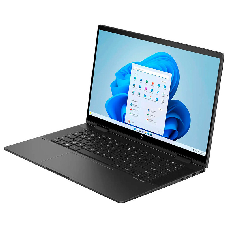 Ноутбук HP ENVY x360 15-fh0000ru 15.6" FHD OLED Touch, AMD R7-7730U, 16GB, F1024GB, UMA, Win11, черный (826N9EA)