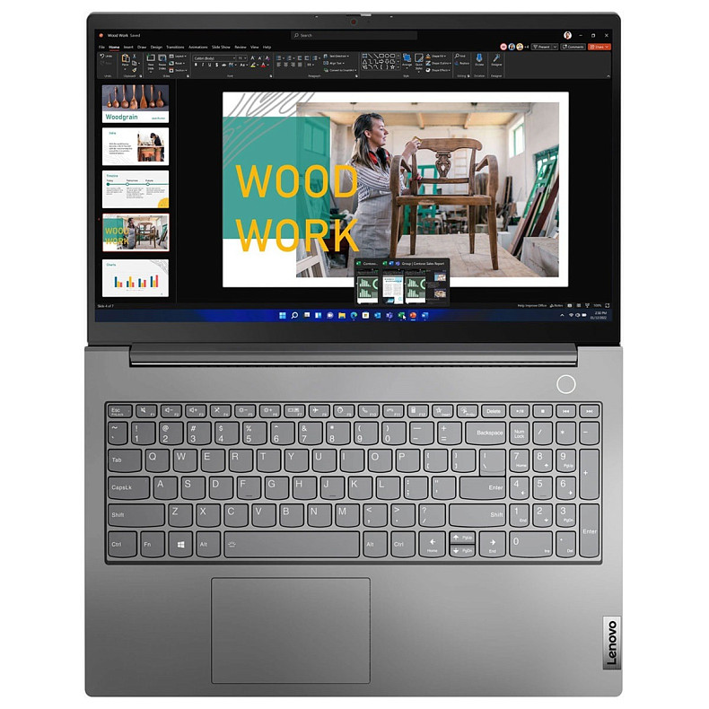 Ноутбук Lenovo 15.6FA/i7-1255U/16/512/Intel Iris XE/W11H /Bl/Mineral Grey ThinkBook 15 G4 IAP