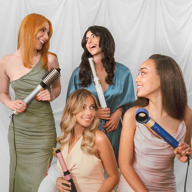 Стайлер CECOTEC Bamba CeramicCare 10in1 AirGlam Champagne