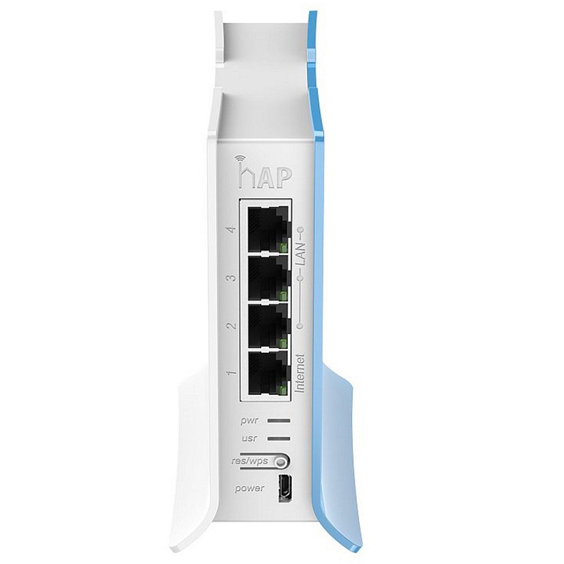 Wi-Fi Роутер Mikrotik hAP lite TC RB941-2ND-TC (N300, 650MHz/32Mb, 4x10/100 Ethernet p