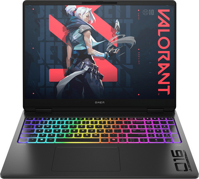 Ноутбук HP OMEN MAX 16-ak0011ua 16" 2K IPS, 400n/Ryzen AI 7-350 (5.0)/24Gb/SSD1TB/RTX 5060,8GB/DOS/Чорний