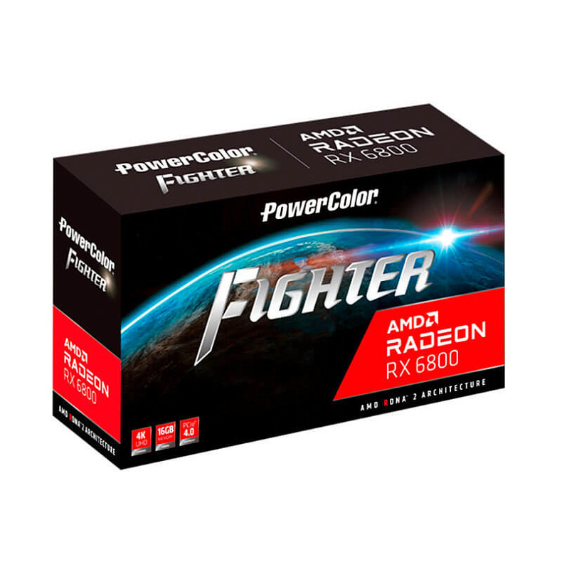 Видеокарта PowerColor Radeon RX 6800 16 GB (AXRX 6800 16GBD6-3DH/OC)