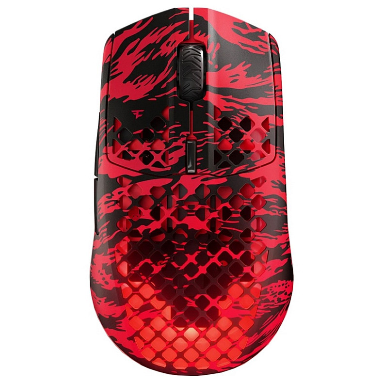 Мышь SteelSeries Aerox 3 Wireless, RGB, 18000dpi, 6кн, Faze Clan Edition