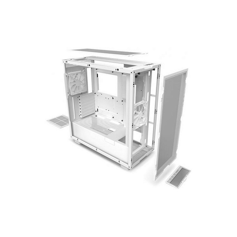 Корпус NZXT H7 Flow White без БП (CM-H71FW-01)