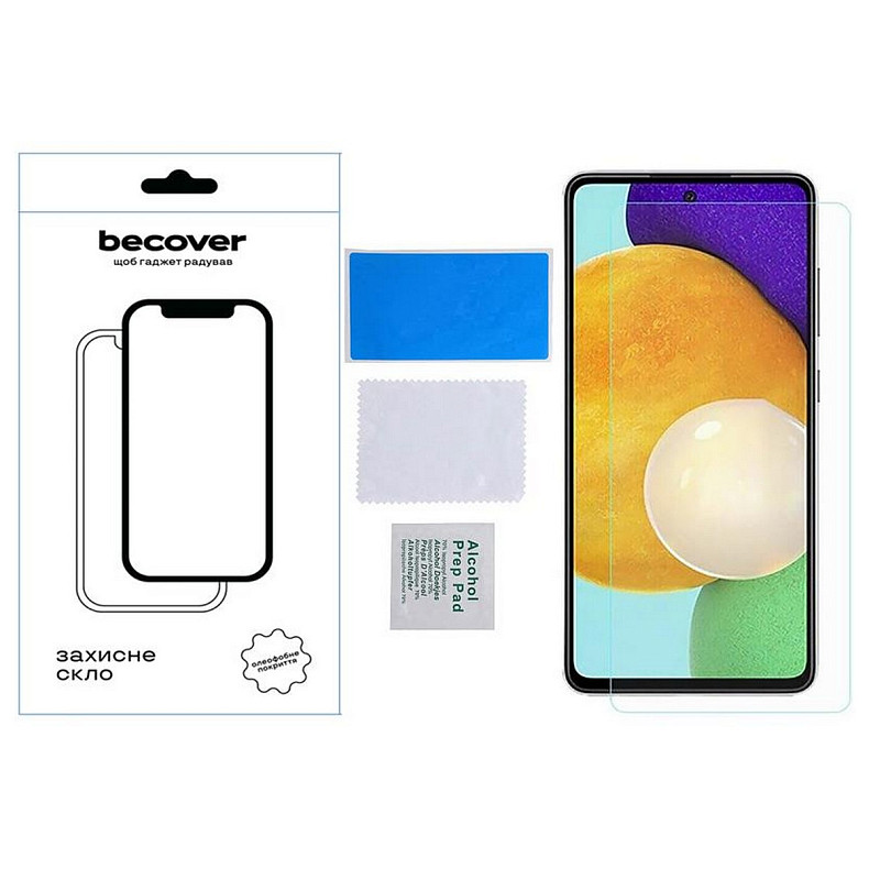 Защитное стекло BeCover для Samsung Galaxy A54 5G SM-A546 Crystal Clear Glass 3D (709255)