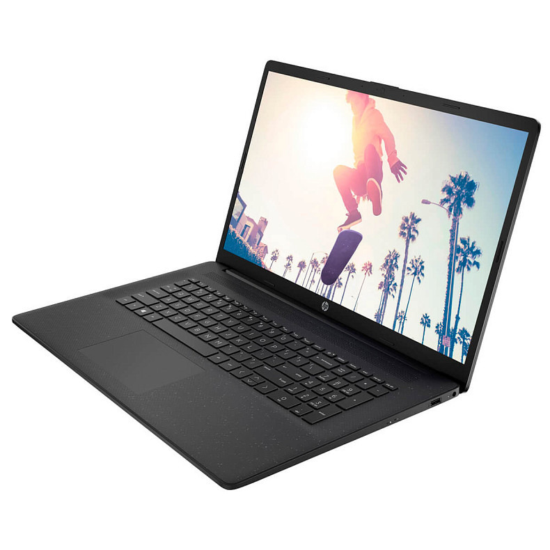 Ноутбук HP 17-cp2001ru 17.3" FHD IPS AG, AMD R5-7520U, 8GB, F512GB, UMA, DOS, черный (826Q1EA)