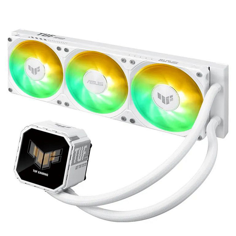 Система водяного охлаждения Asus TUF Gaming LC III 360 ARGB LCD White (90RC01A2-B0EAY0)