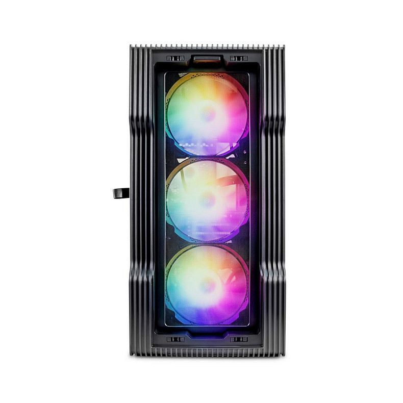 Корпус 1stPlayer T3-BK-4F1 Black без БП