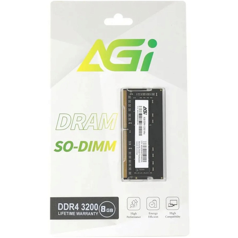 ОЗП AGI SoDIMM 16Gb DDR4 3200 MHz SD138