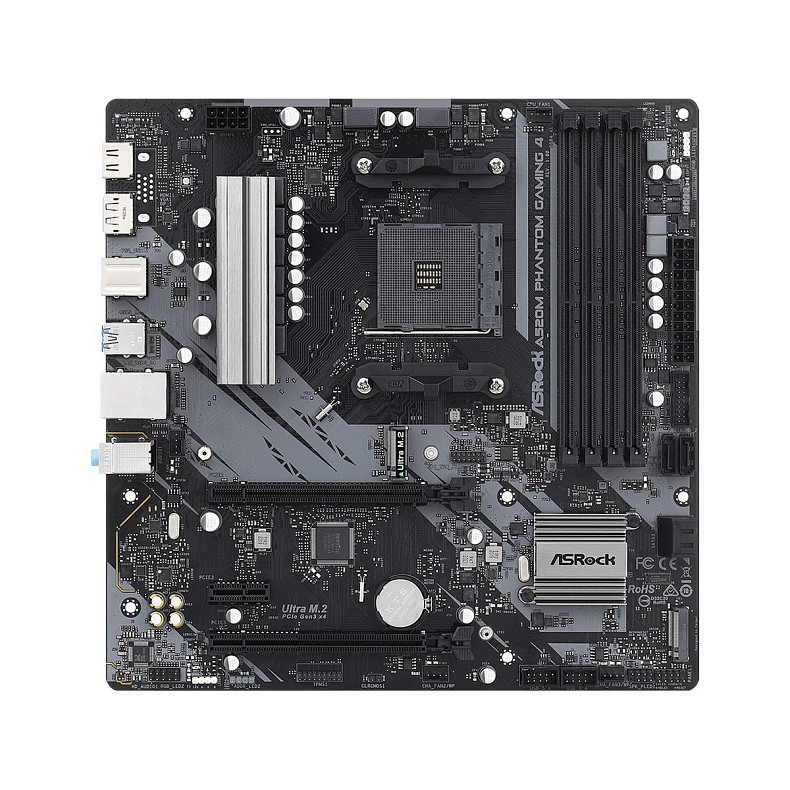 Материнська плата ASRock A520M Phantom Gaming 4 Socket AM4