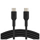 Кабель Belkin USB-C > USB-С, PVC, 1м, черный