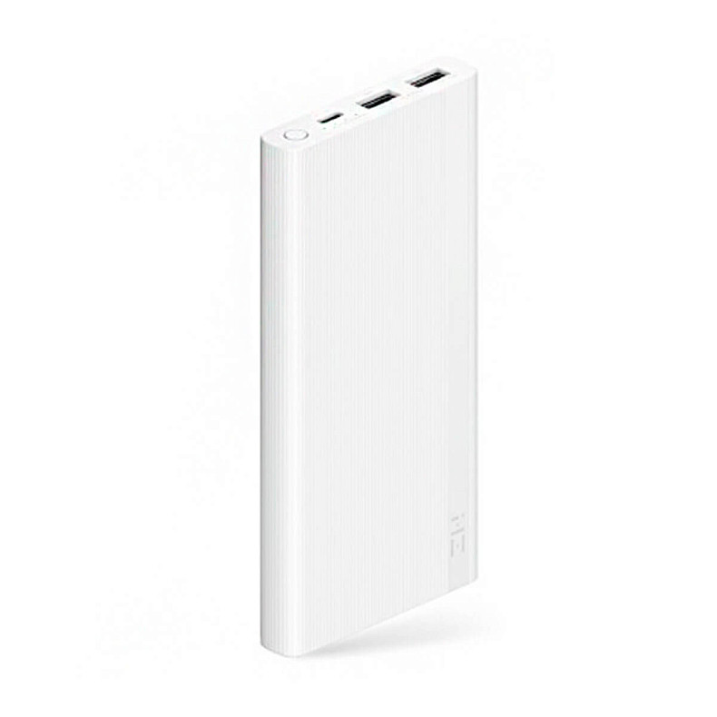 Внешний аккумулятор ZMi Power Bank 10000 mAh 18W Dual Port USB-A/Type-C QC 3.0, PD 2.0 White (JD810)