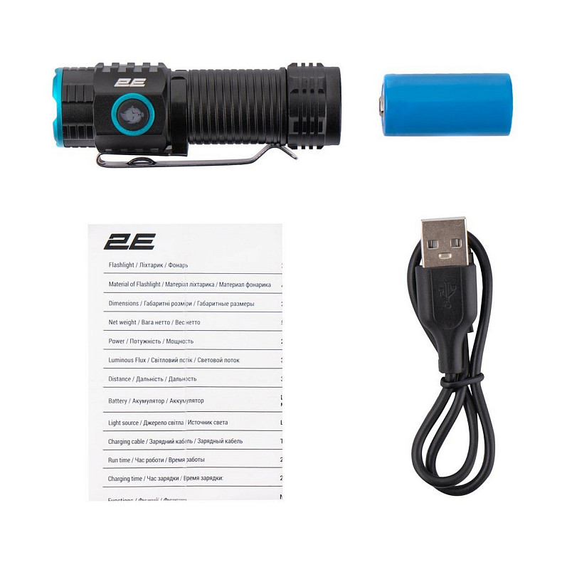Фонарик 2E PYB166BI (2E-PYB166BI)