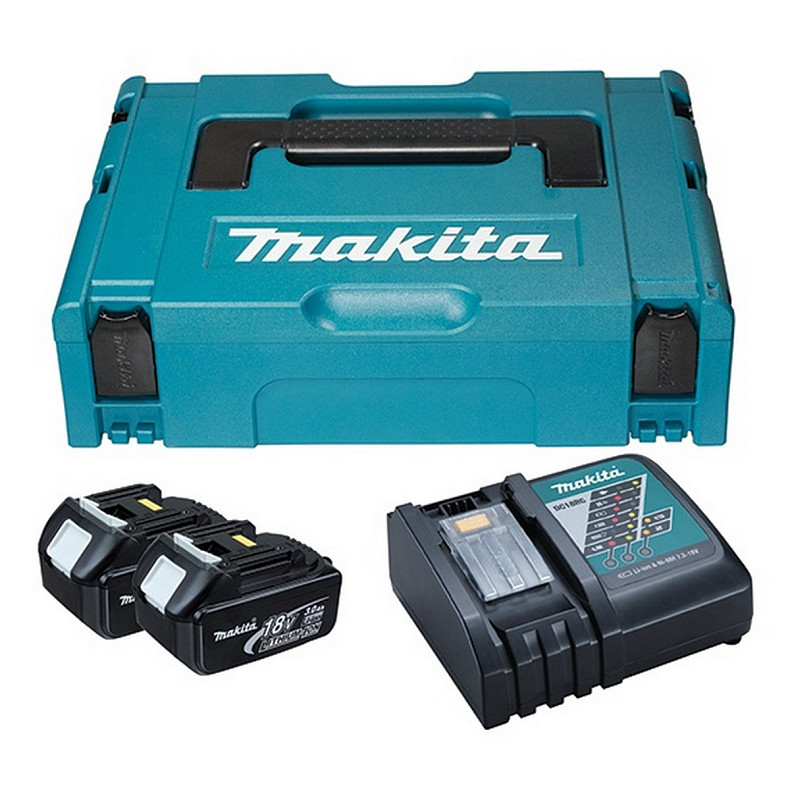 Набор аккумуляторов и зарядных устройств Makita 197952-5 LX BL1830, 2х18В