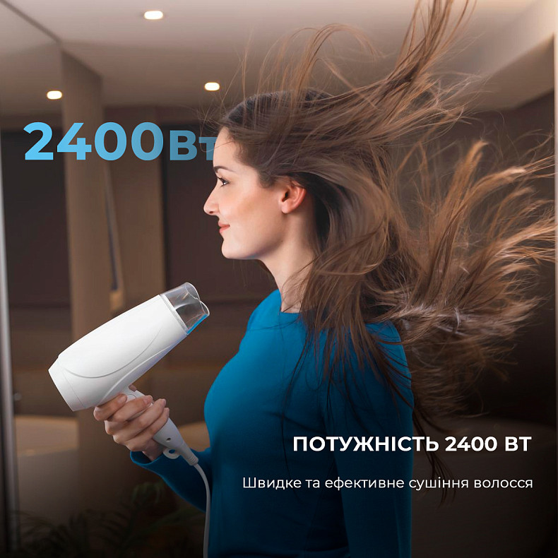 Фен CECOTEC Hair dryers Bamba IoniCare TravelWhite