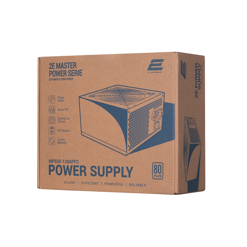 Блок живлення 2E MASTER POWER 550W (2E-MP550-120APFC)