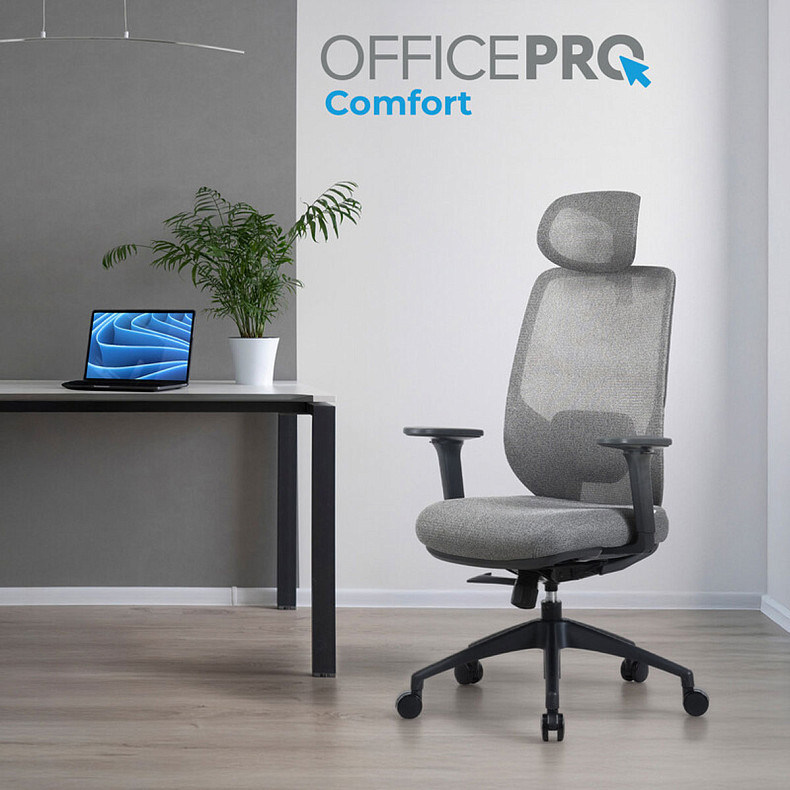 Офисное кресло OfficePro Comfort OC524G Gray